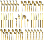 Set di posate in acciaio inossidabile - 60 pezzi - per 12 persone
