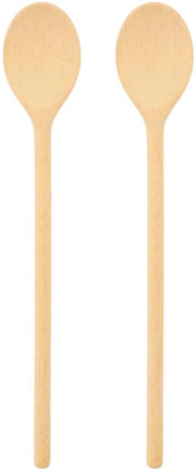 2 x Cucchiari in legno robuste, grandi, 40 cm, cucchiaio in legno ovale per cucinare e cuocere, garantito non frantumabile all'uso normale.