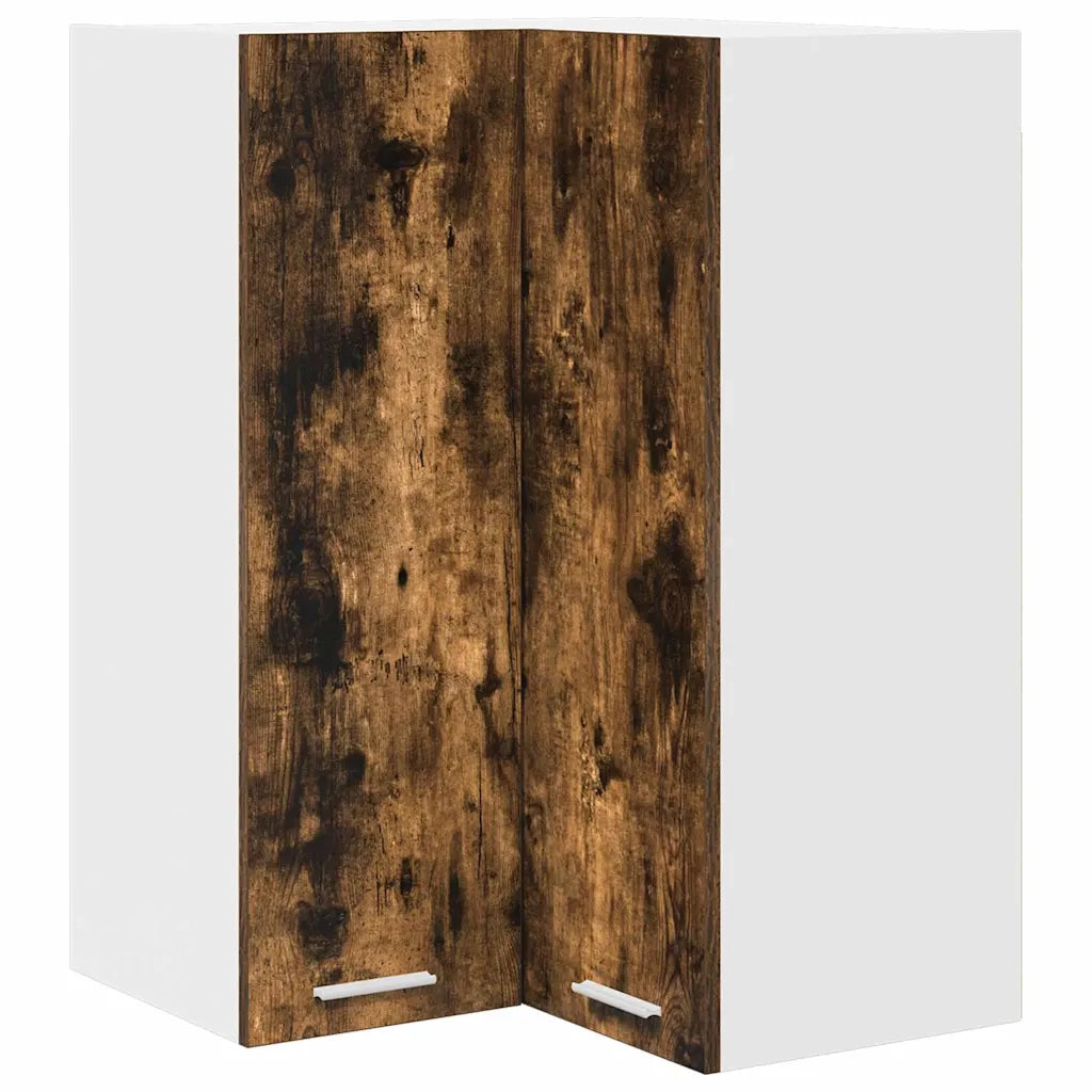 Armadio pensile Rovere Affumicato e Bianco 57 x 57 x 80 cm