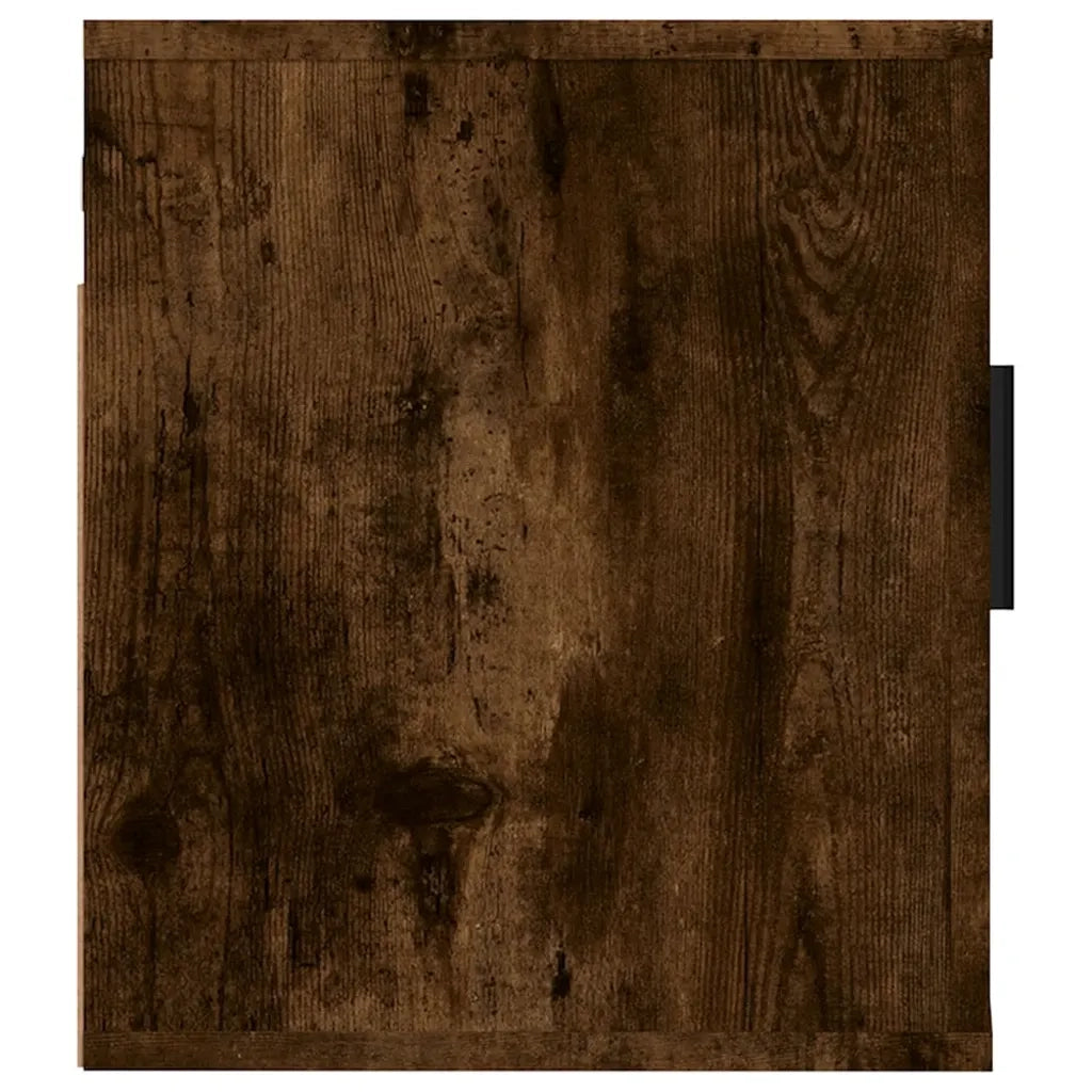 Mobili Porta TV a Parete 2 pz-Set di 2 Credenza per TV sospesa Rovere Fumo 40x34,5x40 cm