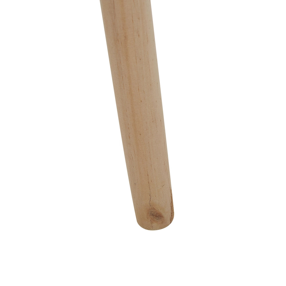 Vaso per Fiori Moderno con Gambe in Legno 30 x 30 x 47 cm Metallo di colore Nero interno esterno