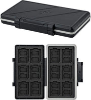 Contenitore di Memoria - 36 Impermeabile e Resistente ai Shock - 24 Cartucce Micro SD TF - 12 Cartucce SD