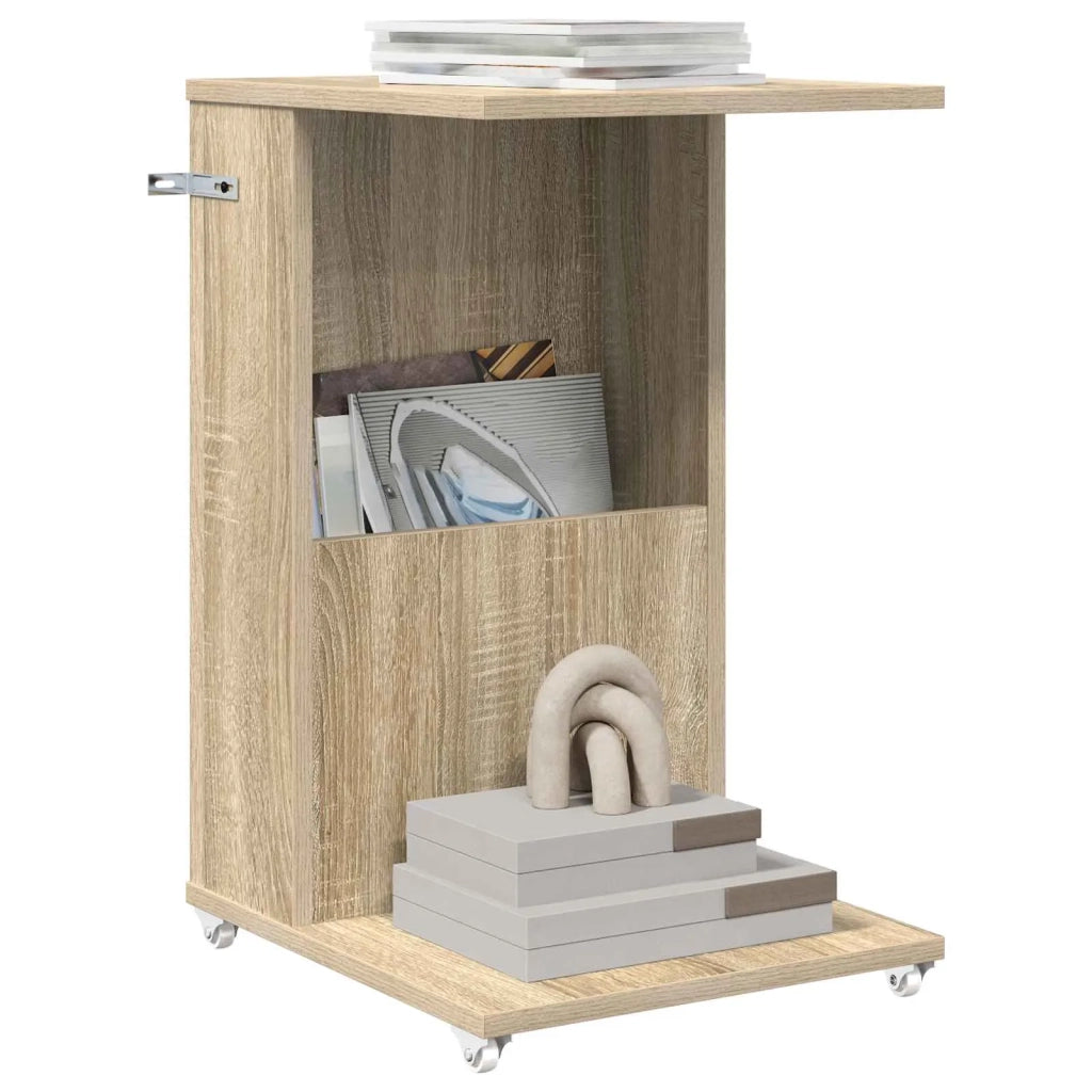 Tavolo laterale Rovere Sonoma 40 x 35 x 60 cm Legno multistrato
