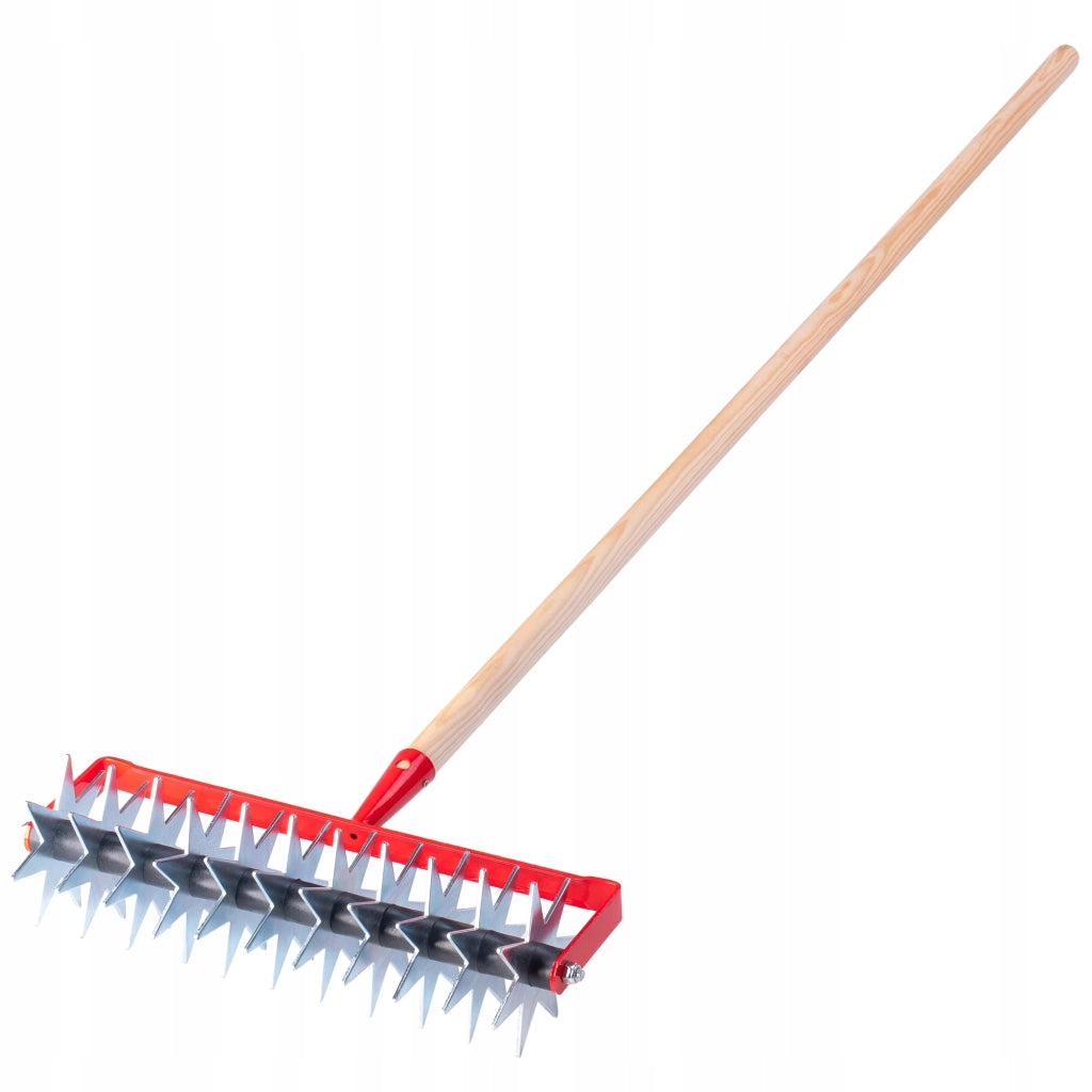 KADAX Coltivatore manuale per la lavorazione del terreno, arieggiatore da giardino, 145 cm, rotativo