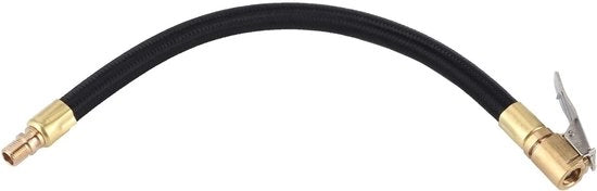 Pompa per gomme - Estensione del tubo - Morsetto di rapida connessione - Adattatore - Tubo di alta pressione - Robusto - Resistente alla pressione - Pompaggio dell'aria