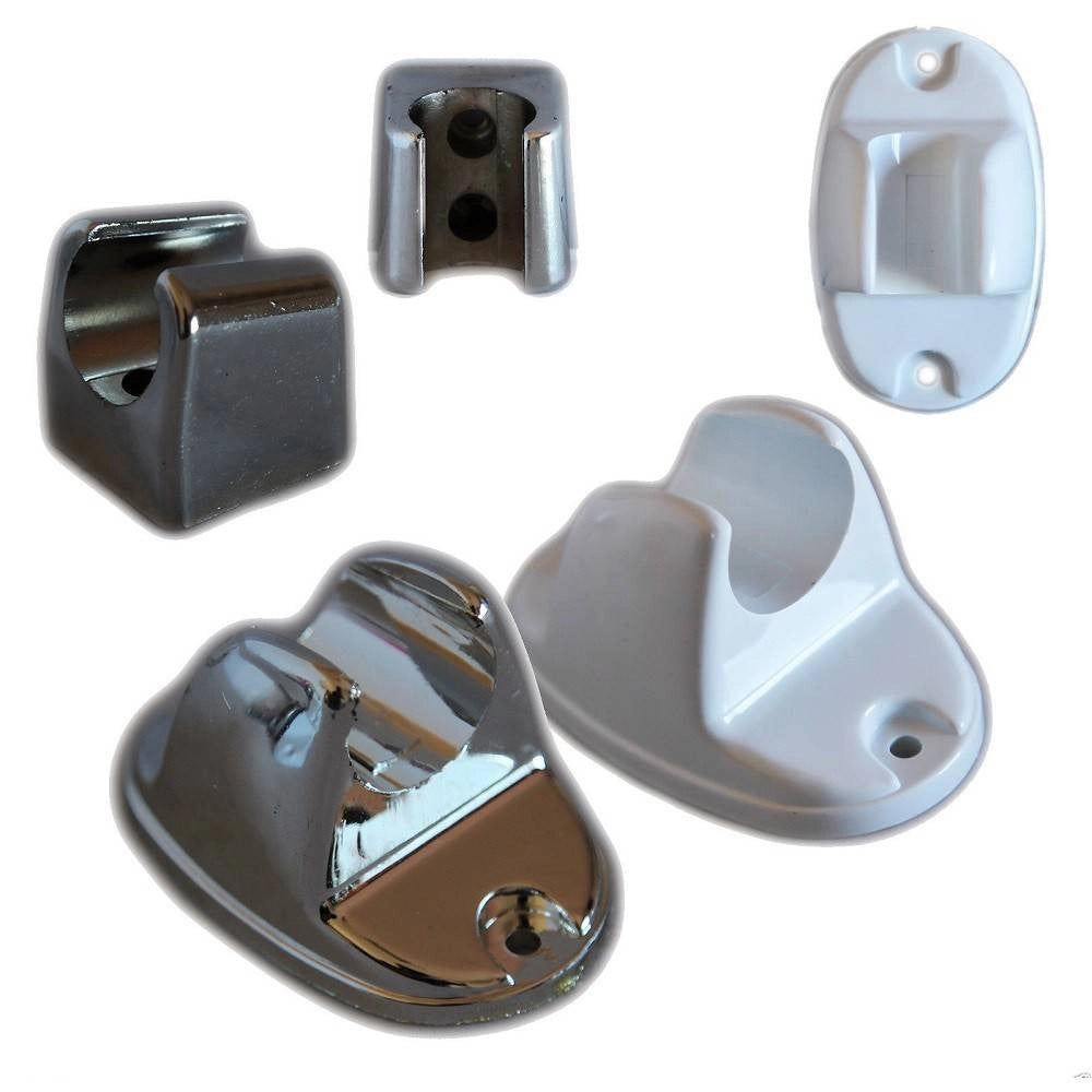 Trade Shop - Supporto Staffa Porta Doccetta Doccia Soffione A Muro Parte Fisso Universale -