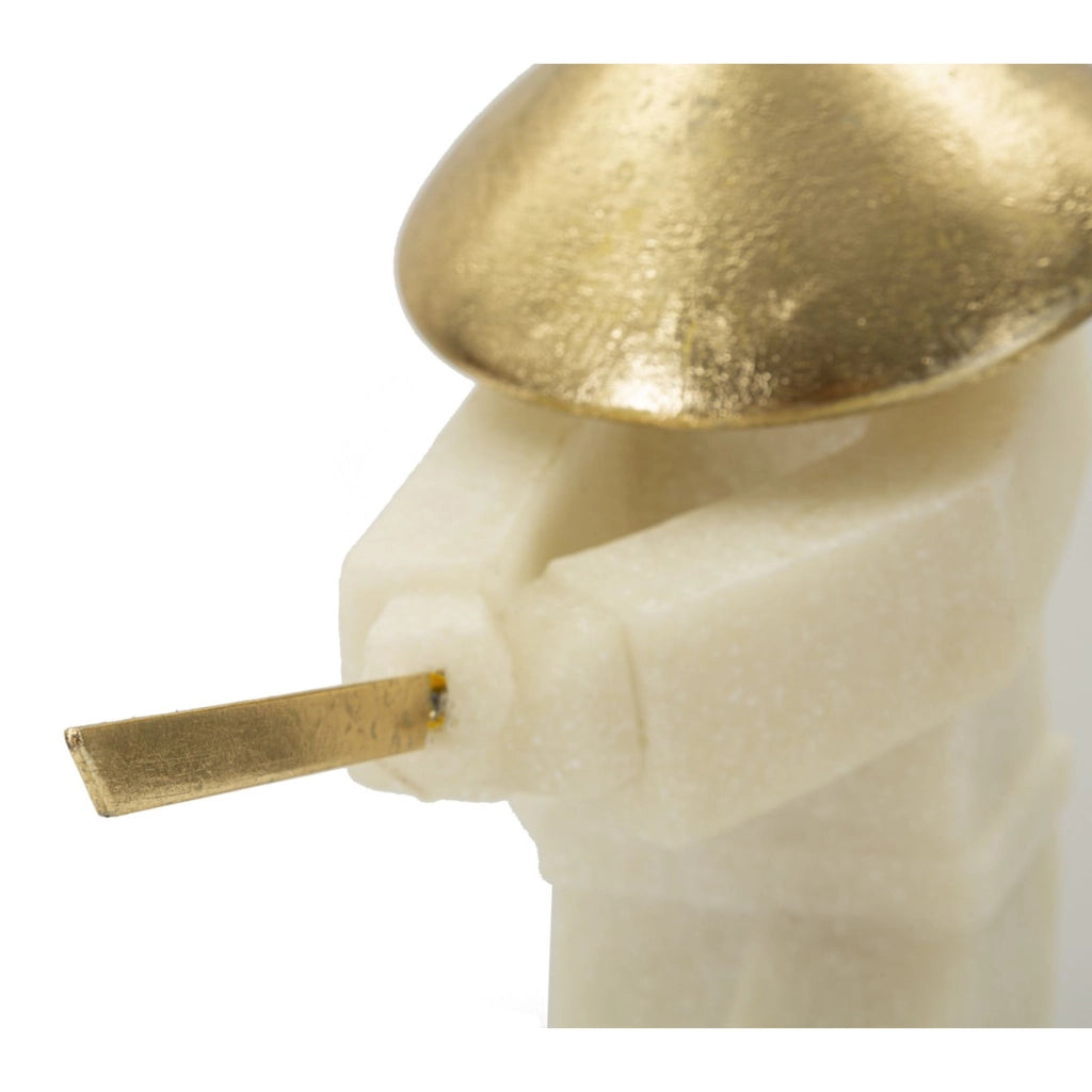 Scultura Giappone 1, Oro, Poliresina, 34x12x30 cm