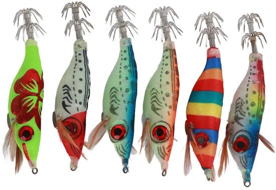Asta in Legno con Doppia Fisarmonica per Pescare con Effetto Realistico per Vessare con Inclinazione per Pescatori con Effetto di Luce per Pescare con Fisarmonica per Pescatori