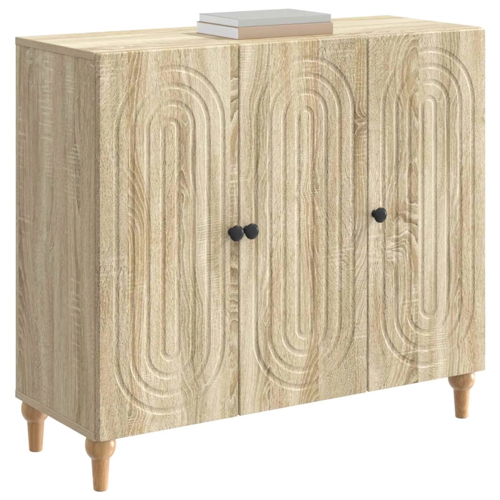 Credenza Rovere Sonoma 89 x 34,5 x 80 cm Legno ingegnerizzato