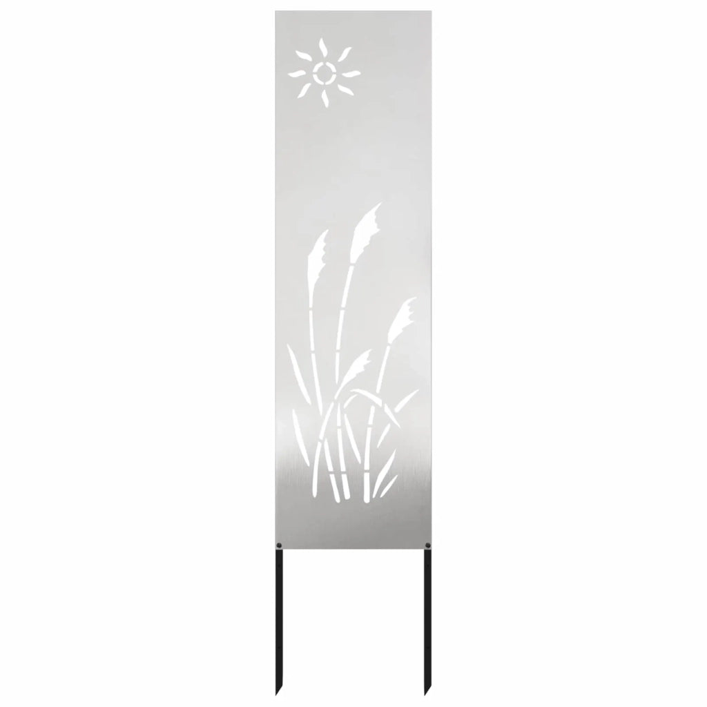 Schermo per privacy in giardino Traforo Argento 32 x 140 cm 876207