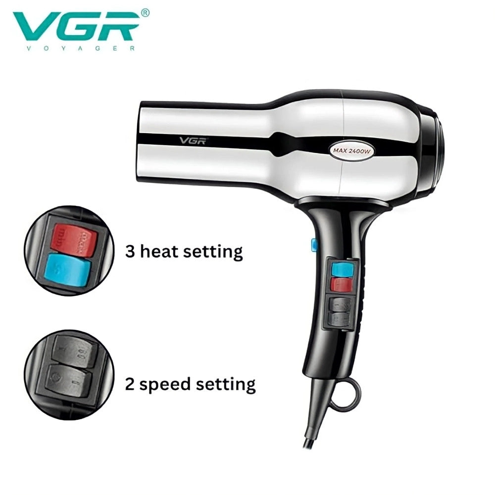 Trade Shop - Hair Dryer Professionale Vgr V-465 | Asciugacapelli Parrucchiere Styling -
