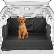 Protettore per Auto con Protezione Lato e Parafango per Cani - Mat Protettivo con Superficie Antiscivolo - Modell Luxus Universale (185 x 101 x 35 cm) Nero