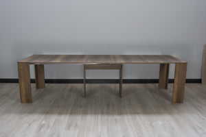 Consolle Allungabile 90-302x42x78 cm in Nobilitato Marrone