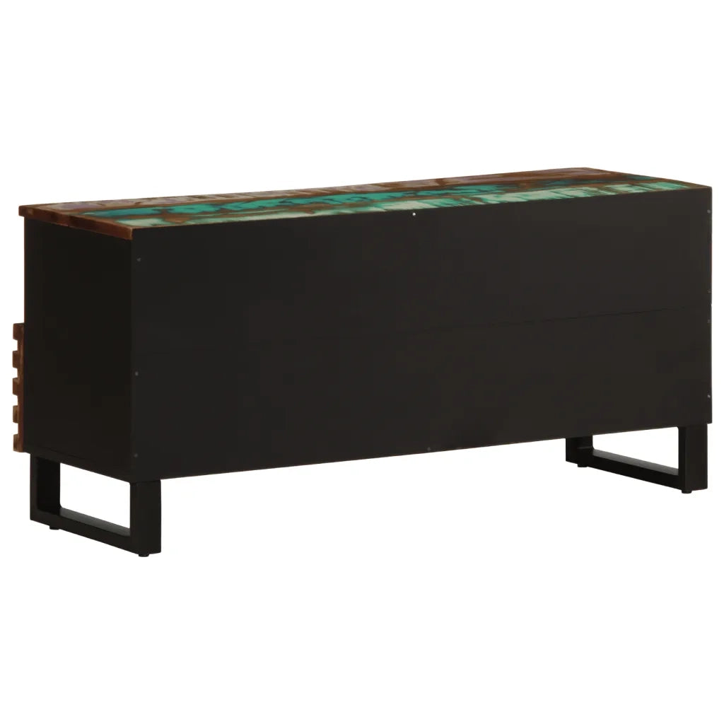 Mobile Porta TV 100x34x46 cm in Legno Massello di Acacia