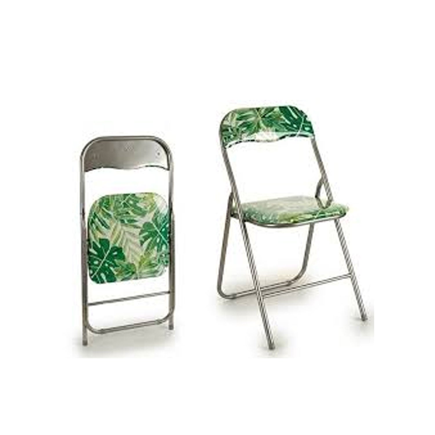 SEDIA PIEGHEVOLE MOTIVO FOGLIA