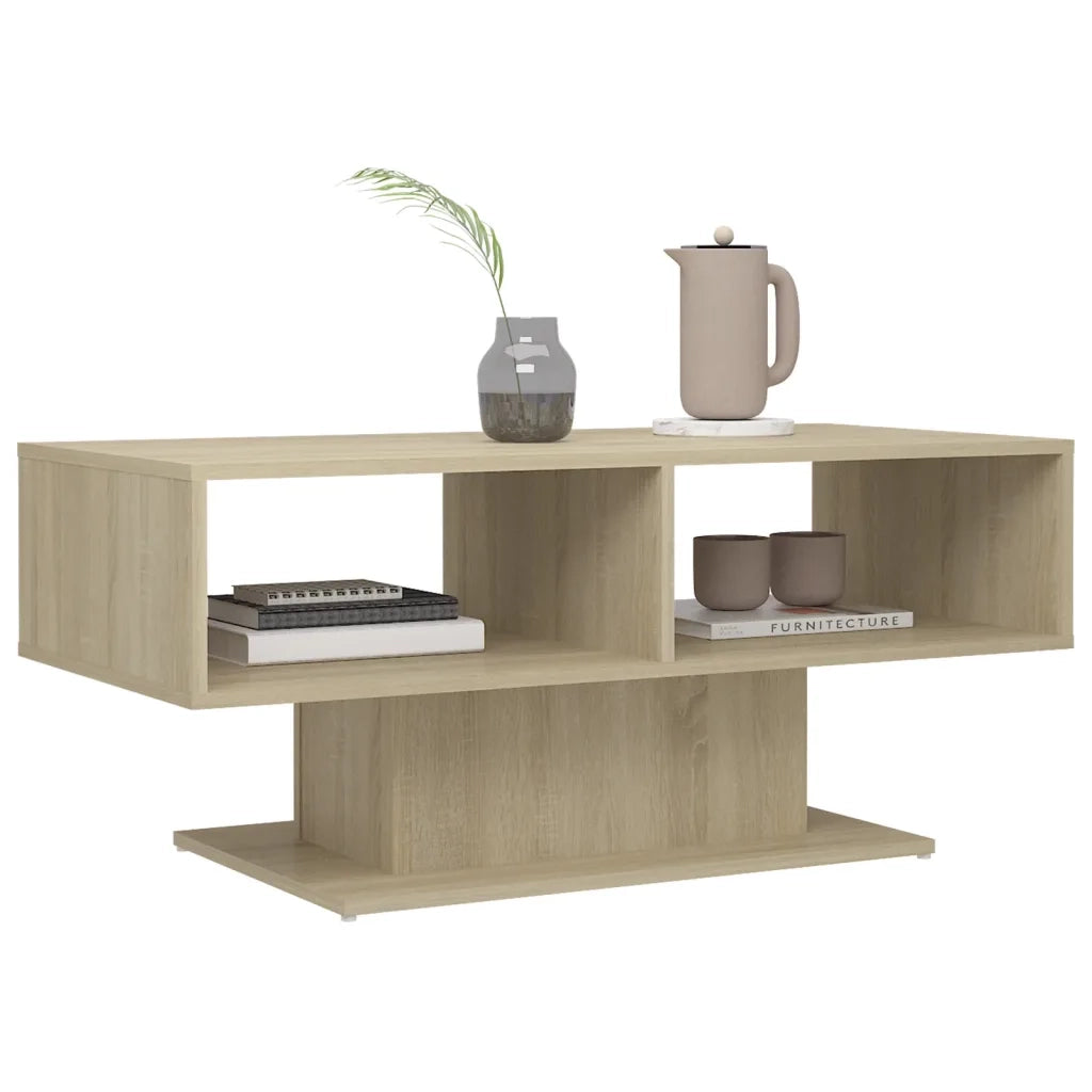 Tavolino salotto | Tavolino da caff¨¨ | Tavolino da Soggiorno Rovere Sonoma 103,5x50x44,5 Legno Multistrato