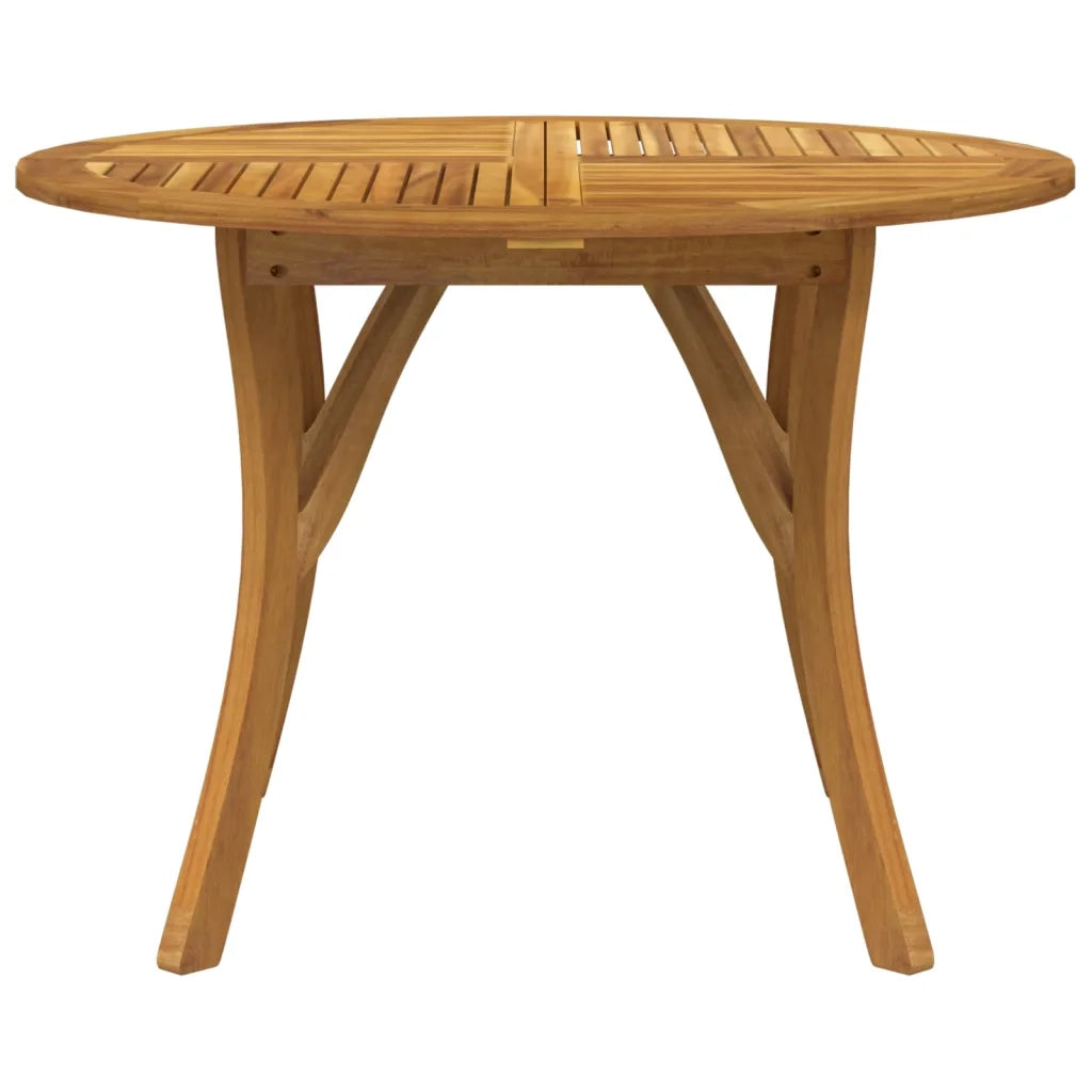 Tavolo da Giardino Ã˜ 110 cm Legno Massello di Acaciacod mxl 126362