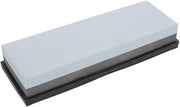 Pietra di Affilatura Bifacciale - Grana 240/400 - Base Antiscivolo in Gomma - Adatto per Coltelli da Cucina/Forchette - Qualità Professionale - Pietra di Affilatura