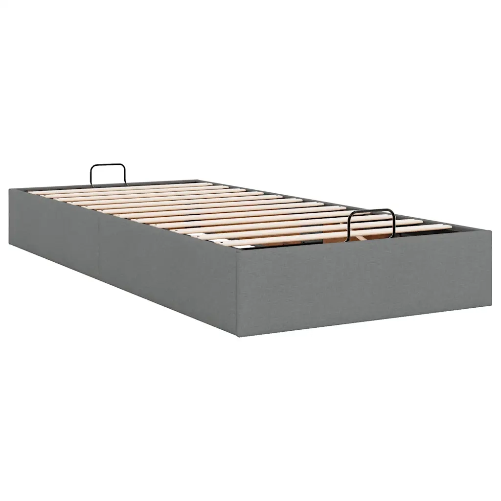 Struttura Letto Pouf senza Materasso 90x190 cm in Tessuto 3310841
