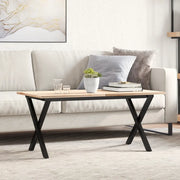 Telaio Gambe a X per Tavolino da Salotto 80x40x43 cm in Acciaio 357900