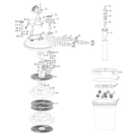 Ricambio per filtri a pressione laghetti CPF-180/250 Tubo di vetro al quarzo