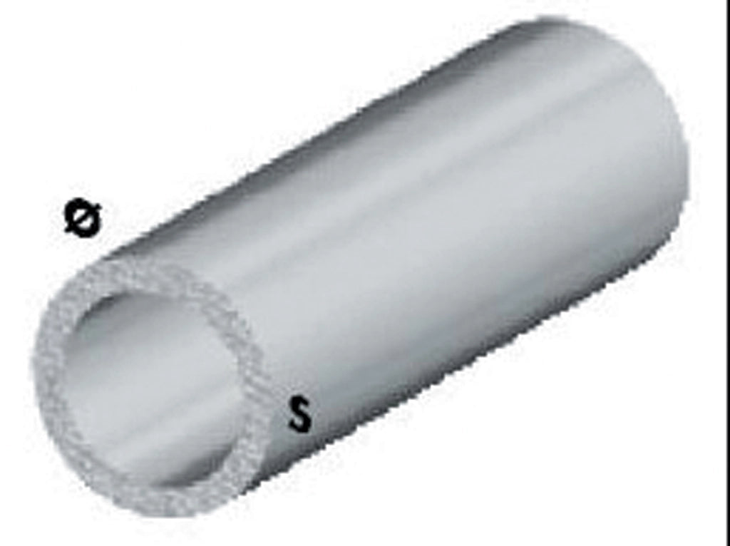 PROFILO ARGENTO H.200 CM TUBO TONDO  6X1 MM**- ARCANSAS- 5,0 pz