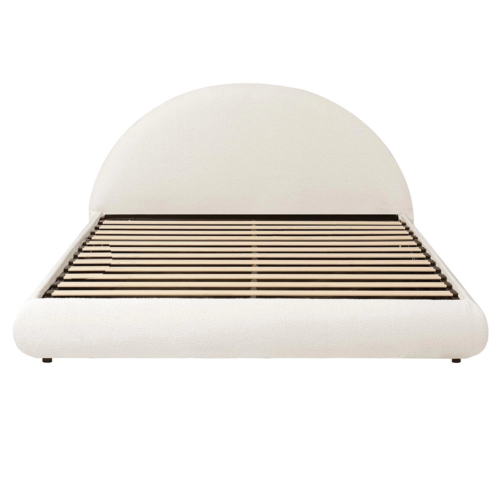 Letto matrimoniale-Xylo-180x200cm idraulico spazio ripiano beige