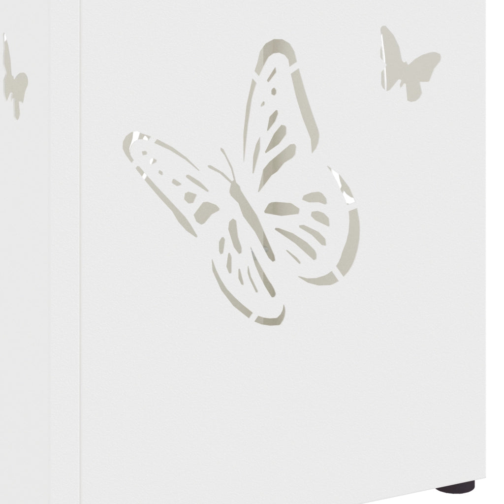 Portaombrelli Bianco Metallo Standard Resistente Portaombrelli
