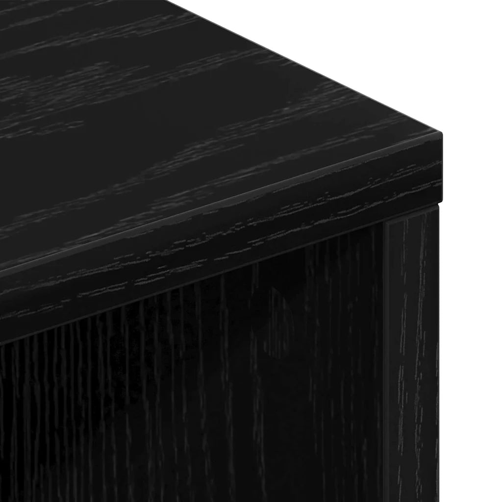 Mobile TV Rovere Nero 150 x 30 x 44,5 cm Legno multistrato 862879