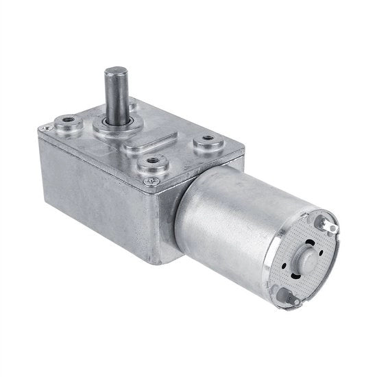 Motore a ingranaggi 12V 2 RPM - Rottore invertibile - Alta coppia - Reducitore metallico - Cambio turbo - Motore a ingranaggi a bassa velocità - Duraturo e robusto
