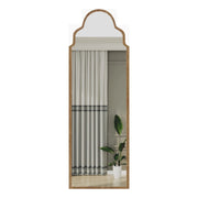 Vitta, Specchio Forma Rettangolare, 50x160h cm Marrone Rovere
