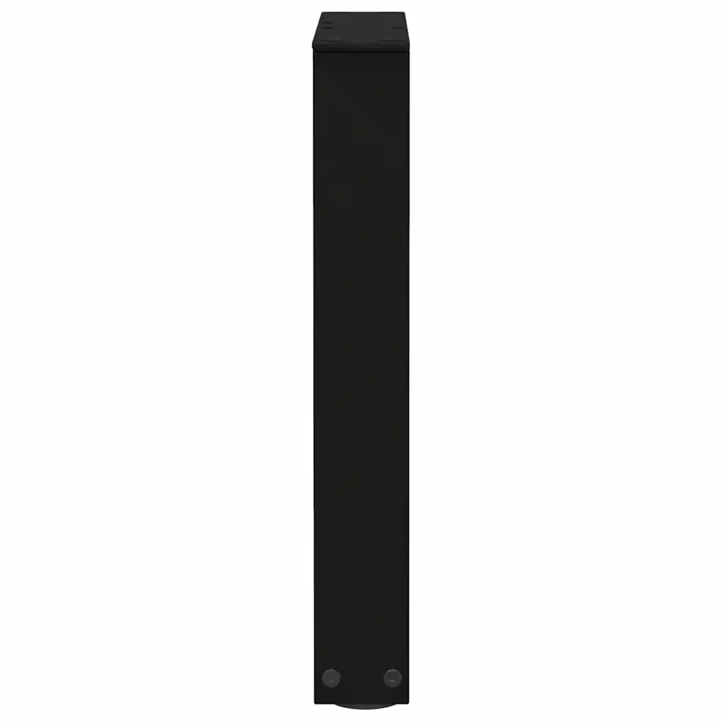 Gambe per Tavolino da Caff¨¨ a Forma di V 2 pz | Piede del tavolo Nere 28x(42-43,3) cm Acciaio
