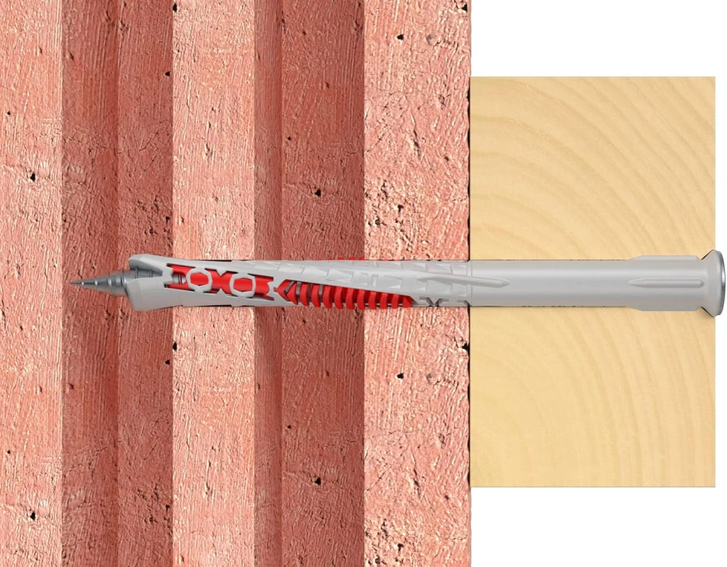 Tasselli Prolungati DuoXpand T 8x120 con Vite a Testa Svasata Piana in Acciaio Zincato, 50 pz, 562151