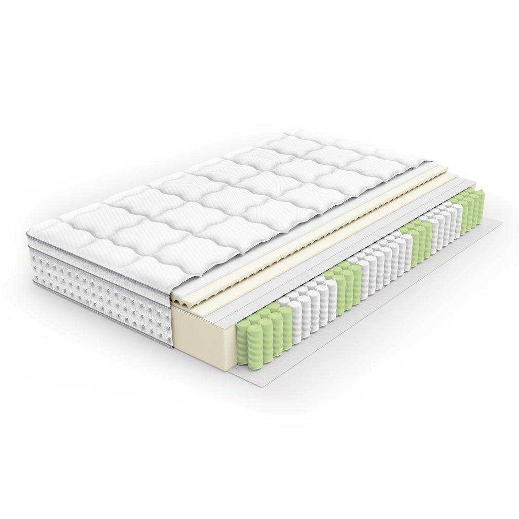 Letto singolo 90 × 200 cm con LED, USB, contenitore sollevabile, materasso incluso, grigio