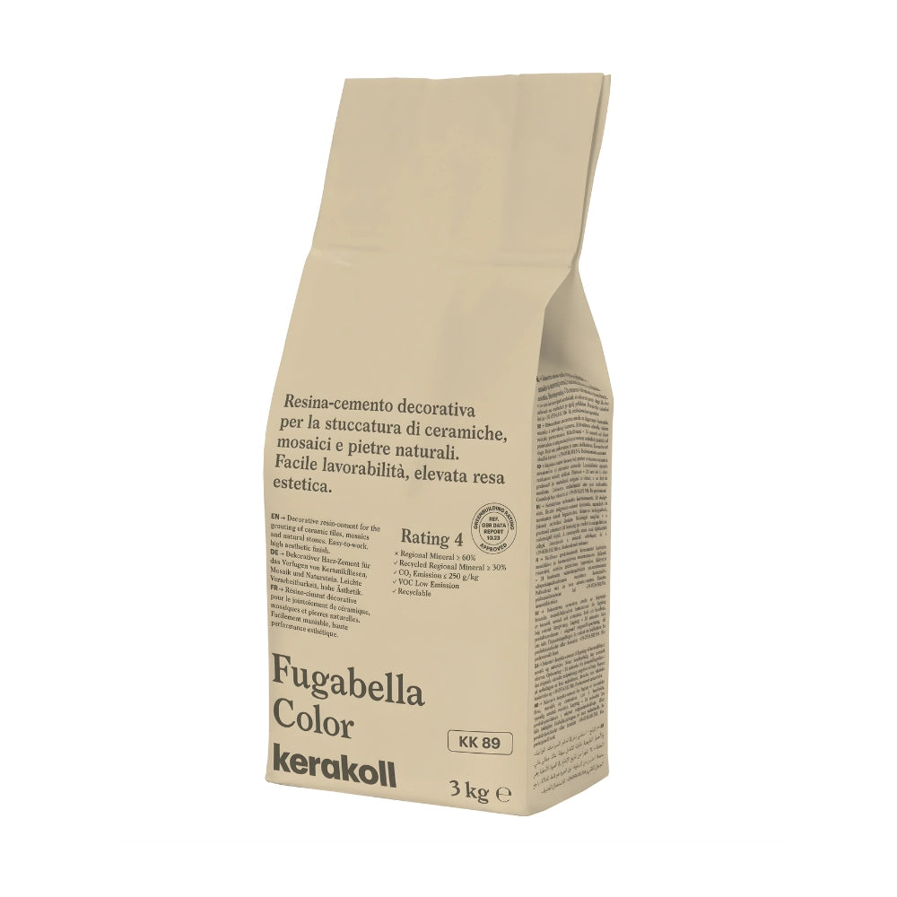 Fugabella color kk 89 resina cemento decorativa per stuccatura 3 kg