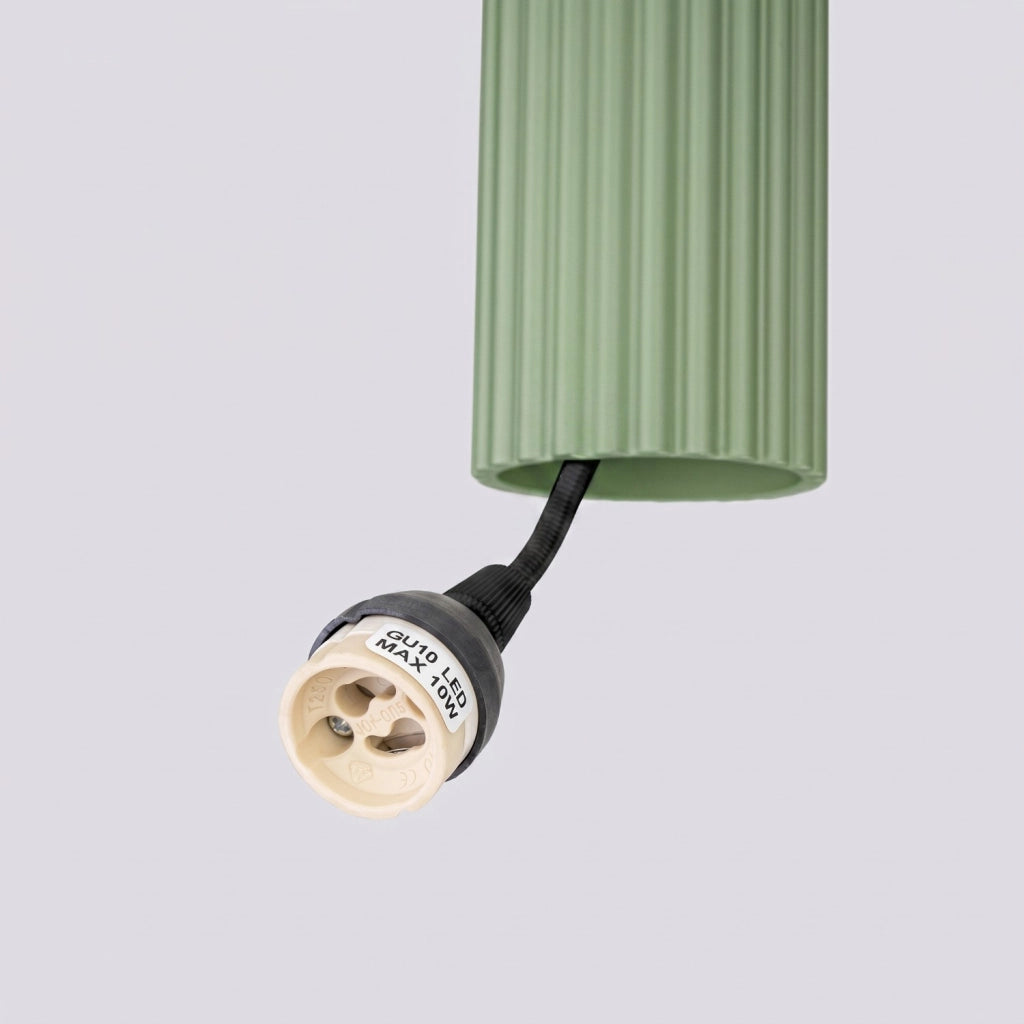 Lampada a sospensione KARBON 3P salvia