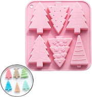 Silicone per Albero di Natale - Modella per Cioccolato, Sapone, Torta - Decorazione di Natale - Festa di Famiglia - Fai da Te