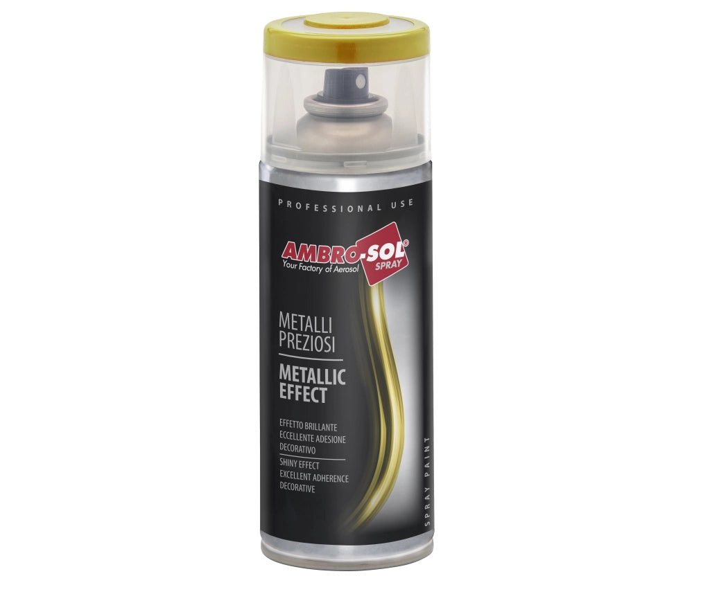BOMBOLETTA SPRAY METALLI PREZIOSI 400 ml - Effetto oro moderno - 6 pezzi- AMBROSOL