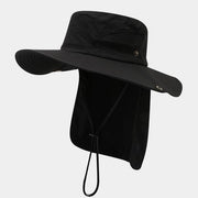 Cappelli da sole per uomo e donna, cappello da pesca, UPF 50+, traspirante, bordo ampio, cappello a cappuccio, protezione UV estiva, cappello da safari con visiera
