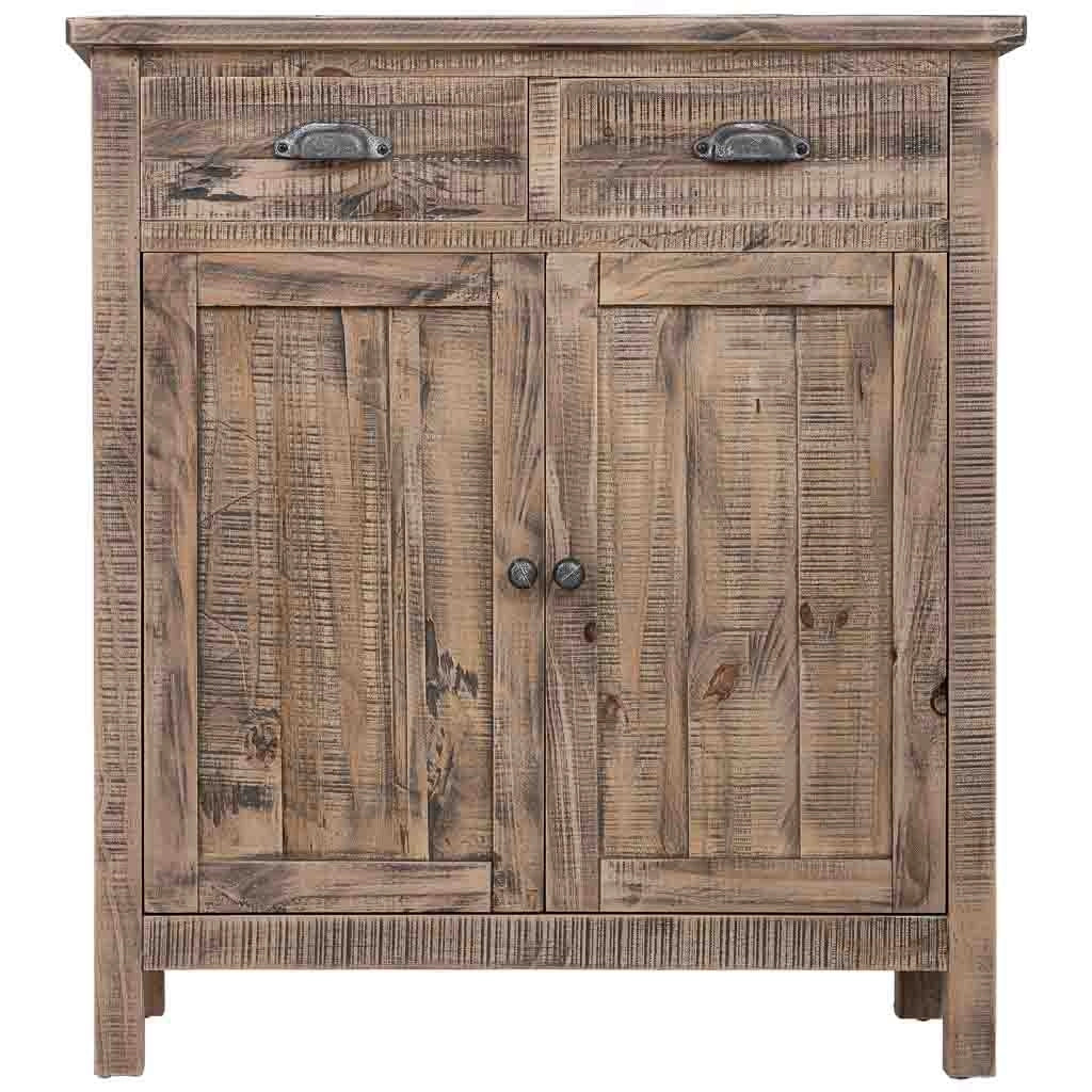Tavolino da ingresso in legno marrone 80x40x89h cm
