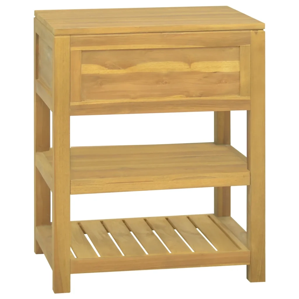 Mobile da Bagno 60x45x75 cm in Legno Massello di Teak 338239