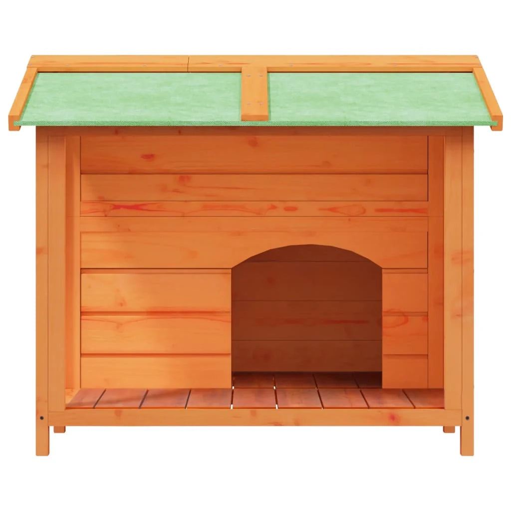 Gabbia per animali 96 x 87 x 80,5 cm in legno massello di pino marrone 02_0041726