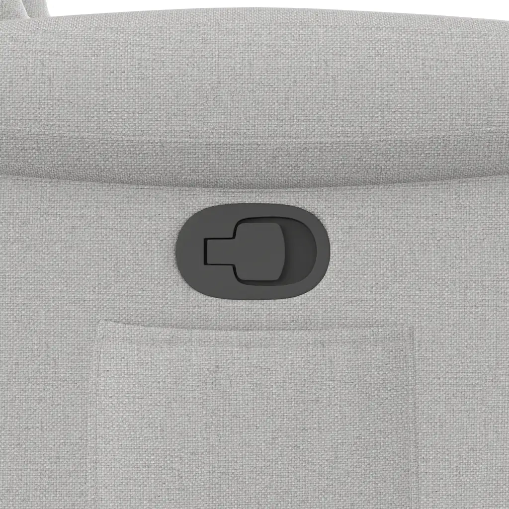 Divano Sedia-Poltrona Reclinabile in Tessuto Grigio Nuvola 665777