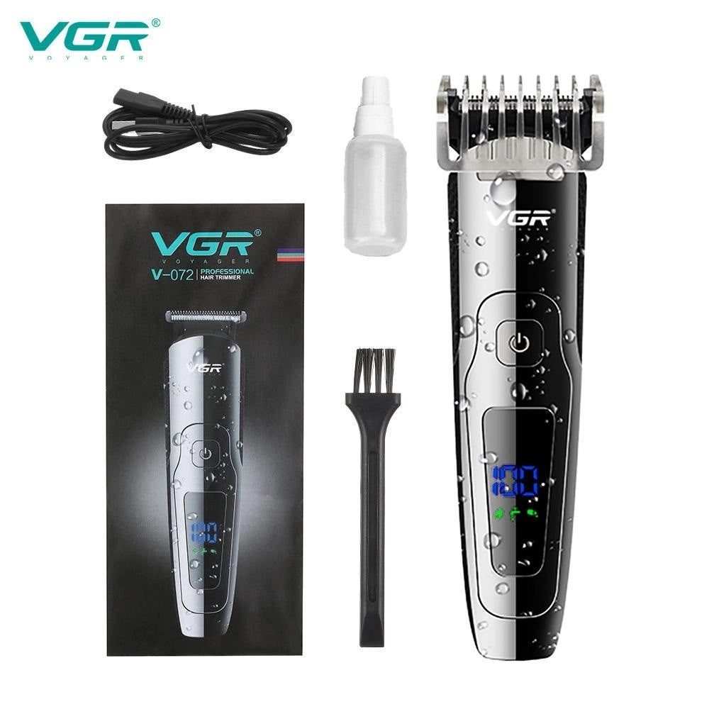 Tagliacapelli Professionale Impermeabile Ricaricabile Usb Trimmer Barba Vgr V072