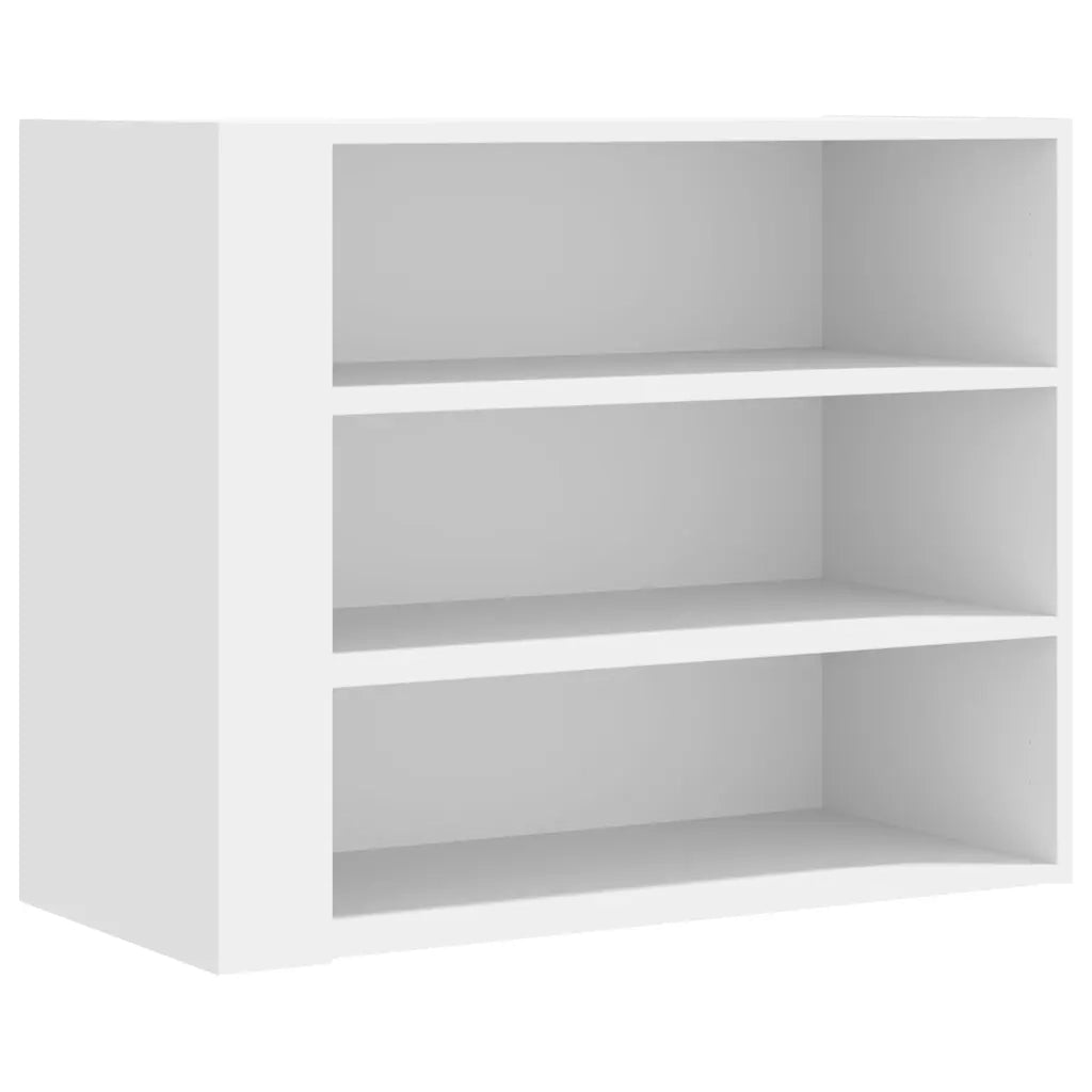 Armadietto a Muro Bianco 75x35x60 cm in Truciolato 848416