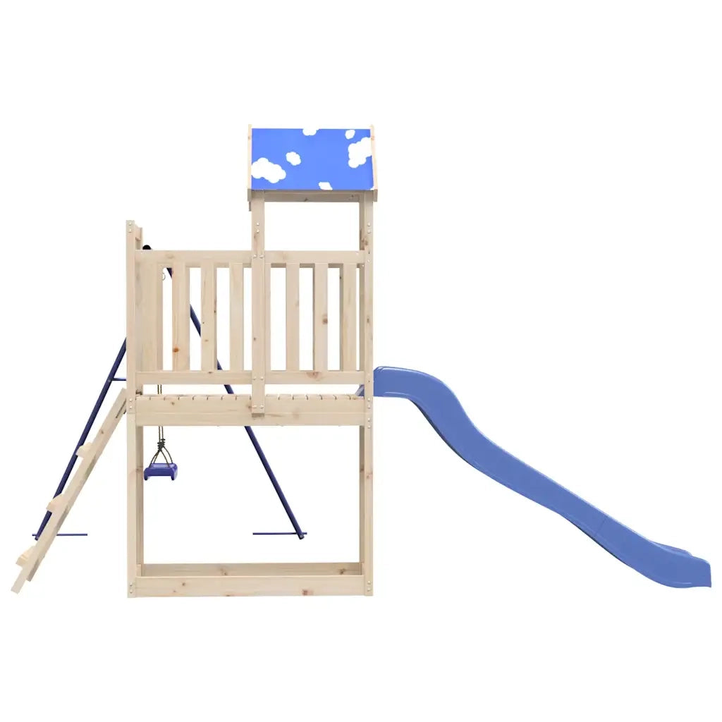 Set da Gioco da Esterno in Legno Massello di Pino 3279076
