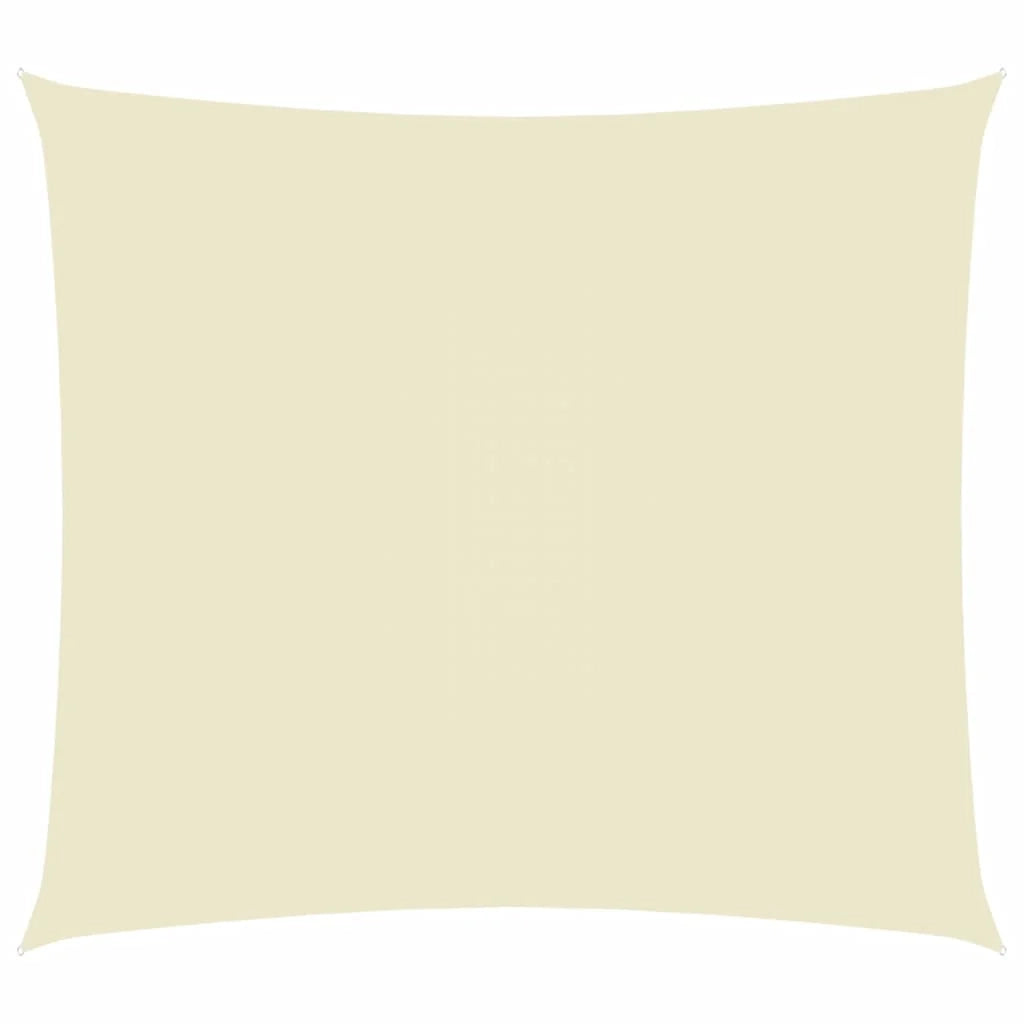 Vela ombreggiante/ombrellone rettangolare 3 x 4 m in tessuto Oxford color crema 02_0009664