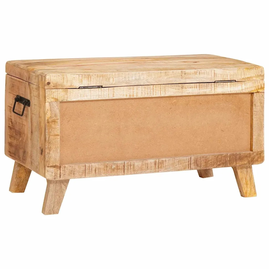 vidaXL Scatola di Stoccaggio 70 x 35 x 40 cm legno massello di mango