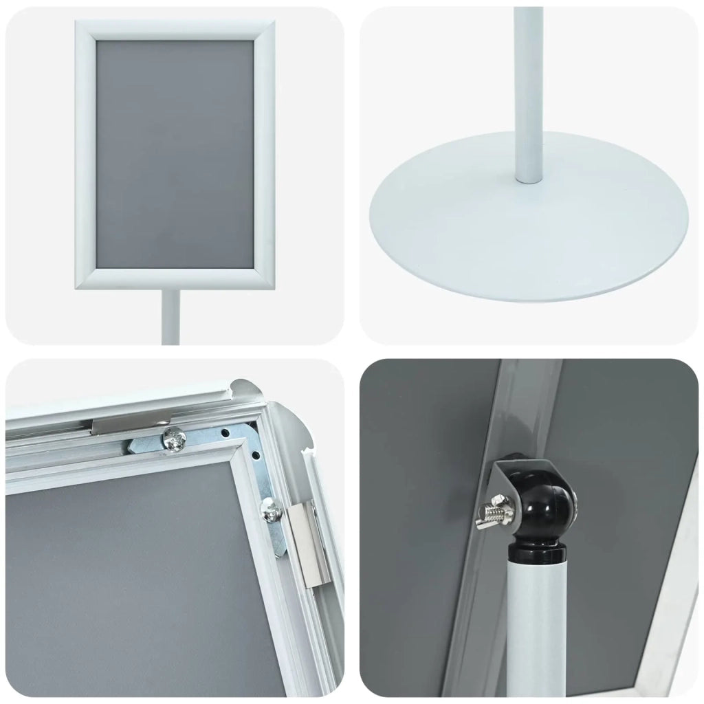 Supporto Poster a Piedistallo Argento 33 x 33 x 123 cm CFW9616737