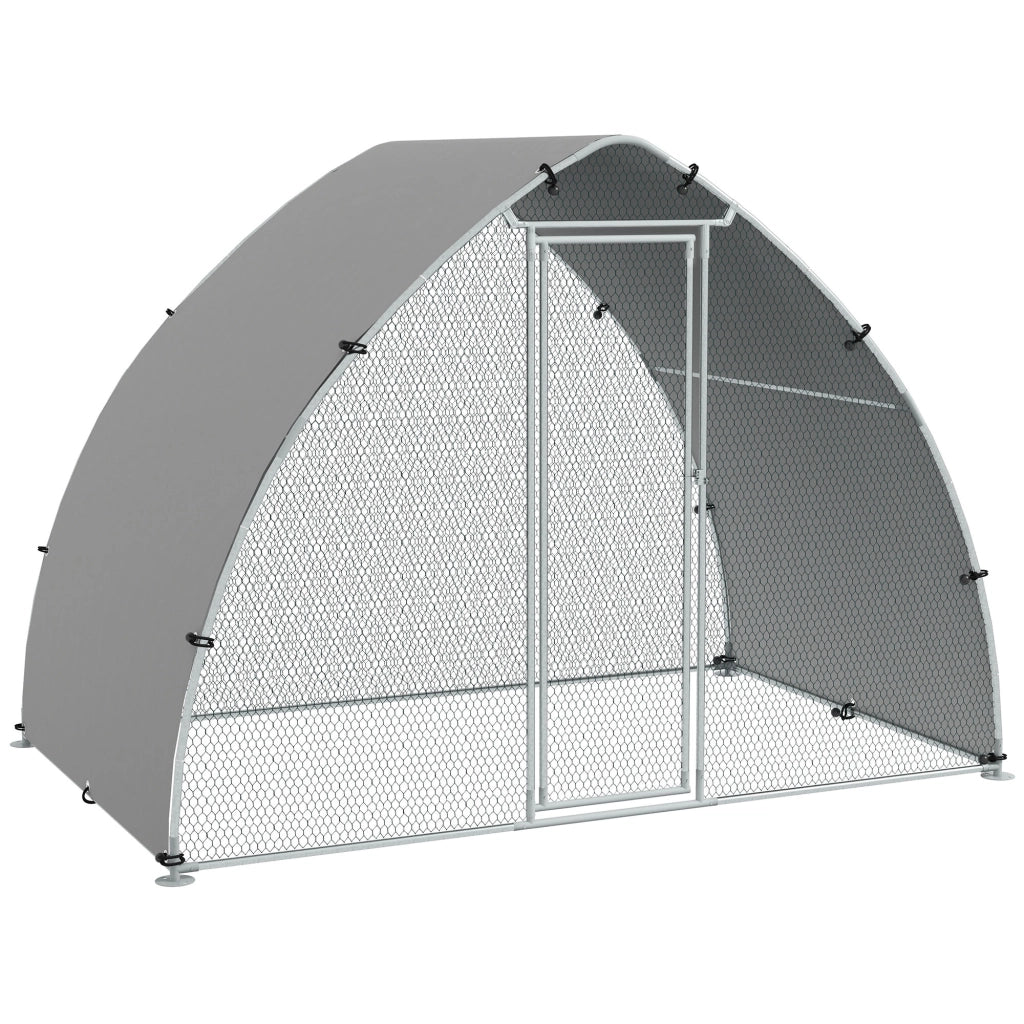 Recinto per animali esterno ¨C zephmum ¨C grigio, acciaio galvanizzato, 5.75m2